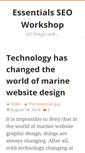 Mobile Screenshot of essentialsworkshop.com